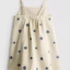 1,5-9 años | vestido de denim bordado