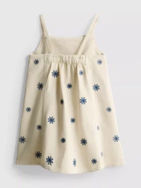 1,5-9 años | vestido de denim bordado