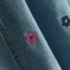 1,5-9 años | vestido de denim bordado