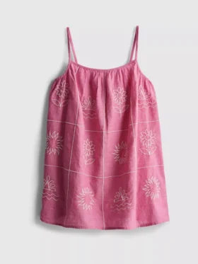 1,5-9 años | Vestido sin mangas de cambray bordado