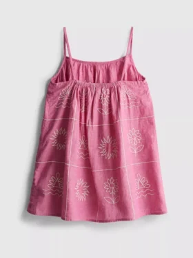 1,5-9 años | Vestido sin mangas de cambray bordado