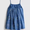 1,5-9 años | Vestido sin mangas de cambray bordado
