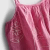 1,5-9 años | Vestido sin mangas de cambray bordado