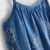 1,5-9 años | Vestido sin mangas de cambray bordado