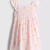 1,5-9 años | Vestido tipo smock con estampado de limones
