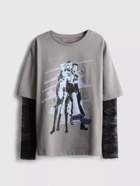 6-15 años | Camiseta de manga larga con encaje de K-Pop Demon Hunters