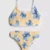 7-15 años | bikini estampado con fruncidos