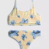 7-15 años | bikini estampado con fruncidos