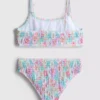7-15 años | bikini fruncido con estampado floral