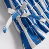 7-15 años | Blusa a rayas fruncida