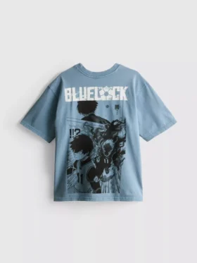 7-15 años | Camiseta azul con cierre