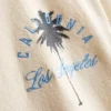 7-15 años | Camiseta con estampado de palmeras y textura
