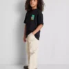 7-15 años | camiseta con estampado floral texturizado