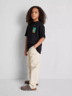 7-15 años | camiseta con estampado floral texturizado