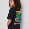 7-15 años | camiseta con estampado floral texturizado