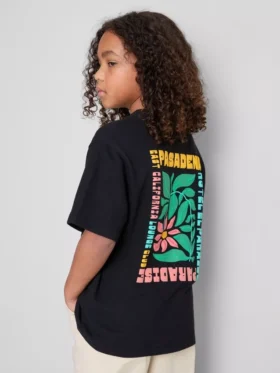 7-15 años | camiseta con estampado floral texturizado
