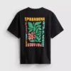 7-15 años | camiseta con estampado floral texturizado
