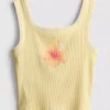 7-15 años | camiseta sin mangas con costuras en contraste