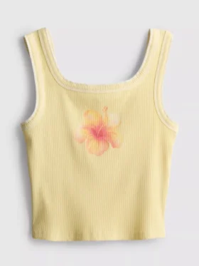 7-15 años | camiseta sin mangas con costuras en contraste