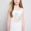7-15 años | camiseta sin mangas con costuras en contraste
