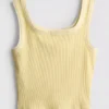 7-15 años | camiseta sin mangas con costuras en contraste