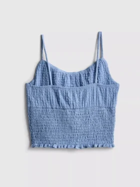 7-15 años | Camiseta sin mangas fruncida