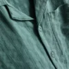 7-15 años | Conjunto de camisa de manga corta con botones y pantalones cortos de tejido con textura