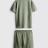 7-15 años | Conjunto de camisas y pantalones cortos con textura