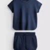 7-15 años | Conjunto de camiseta holgada y pantalones cortos de deportista