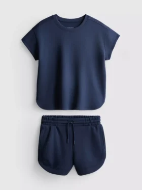 7-15 años | Conjunto de camiseta holgada y pantalones cortos de deportista