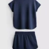 7-15 años | Conjunto de camiseta holgada y pantalones cortos de deportista