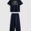 7-15 años | Conjunto de camiseta y pantalones de chándal de pierna ancha