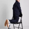 7-15 años | Conjunto de chaqueta con cremallera de jacquard y pantalones de chándal