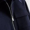7-15 años | Conjunto de chaqueta con cremallera de jacquard y pantalones de chándal