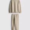 7-15 años | Conjunto de sudadera con cuello de embudo y pantalones de chándal