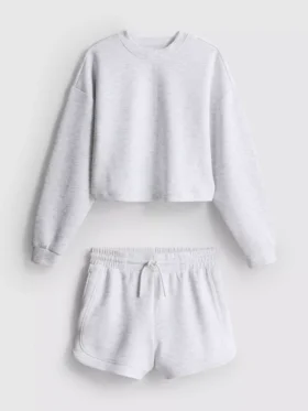 7-15 años | Conjunto de sudadera y pantalones cortos de running