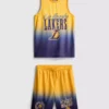 7-15 años | Conjunto deportivo de malla de los Los Angeles Lakers de la NBA