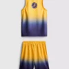 7-15 años | Conjunto deportivo de malla de los Los Angeles Lakers de la NBA