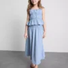 7-15 años | Falda midi de cuadros vichy