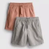 7-15 años | Pack de 2 pantalones cortos con cordón