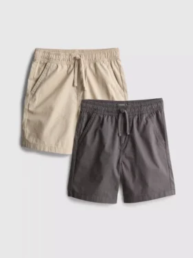 7-15 años | Pack de 2 pantalones cortos con cordón