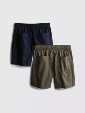 7-15 años | Pack de 2 pantalones cortos con cordón