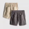 7-15 años | Pack de 2 pantalones cortos con cordón
