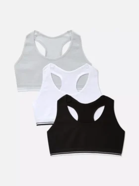 7-15 años | Pack de 3 camisetas cortas con espalda nadadora