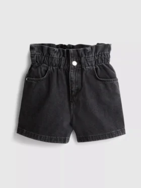 7-15 años | Pantalones Cortos vaqueros tipo «paperbag»