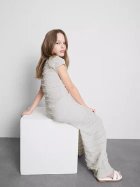 7-15 años | Pantalones de pierna ancha con textura