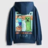 7-15 años | Sudadera con capucha de algodón con diseño de Minecraft