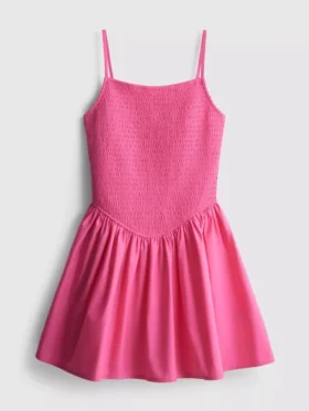 7-15 años | Vestido tipo camiseta con fruncidos