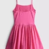 7-15 años | Vestido tipo camiseta con fruncidos