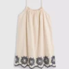 7-15 años | vestido tipo camisola con volantes bordado